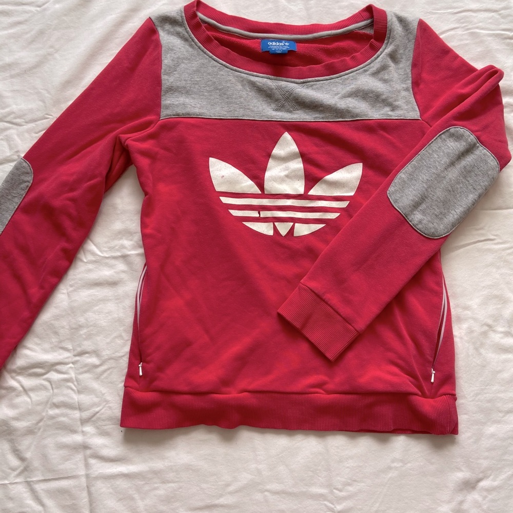 Pink Adidas Sweater